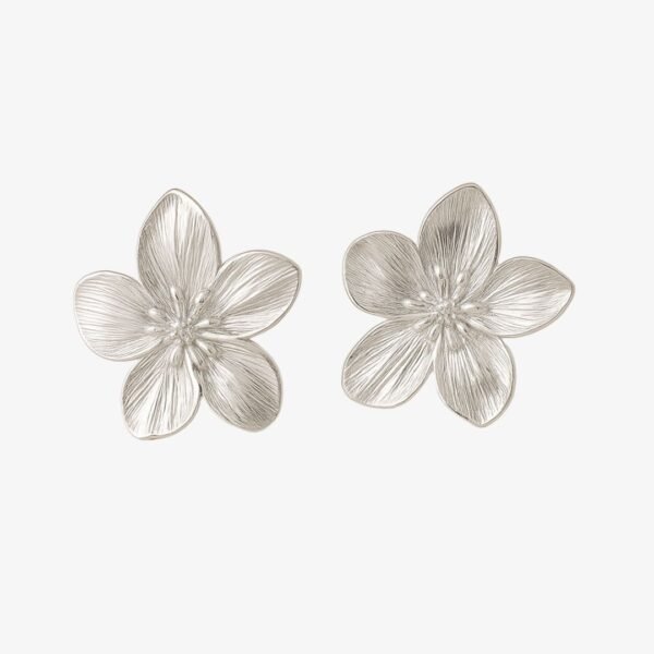 boucles doreilles fleurs argent pour femme